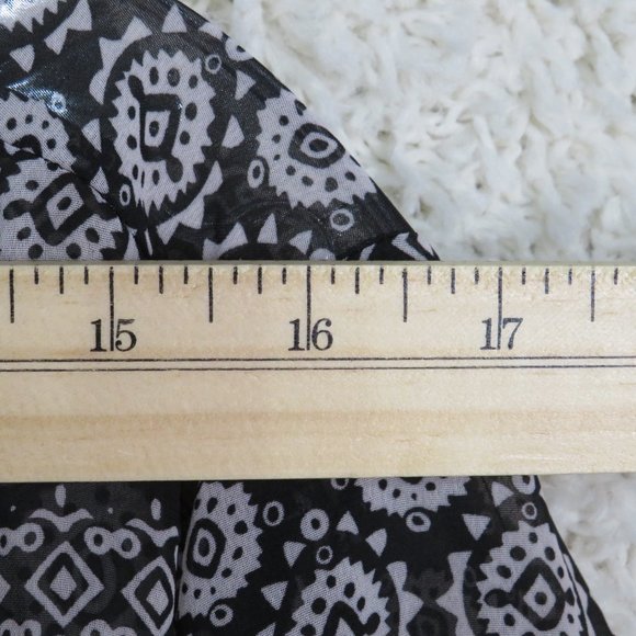 Bluebell* Women's 3/4 Sleeve High/Low Curved Hem V-Neck Blouse Size ~ 2XL‎ - Picture 8 of 11